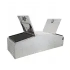 1770 x 600 x 500mm Gullwing Cross Deck 2 Lid Ute Tool box Truck Trailer Toolbox