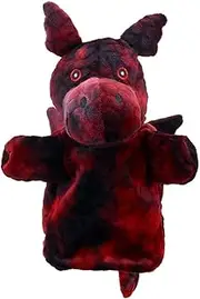 The Puppet Company Puppet Buddies Dragon Hand Puppet, Red