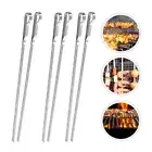 Bbq Chicken Skewers Marshmallow Roasting Sticks