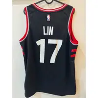 在飛比找蝦皮購物優惠-[NBA球衣收藏出清]林書豪多倫多暴龍客場黑球衣 Nike4