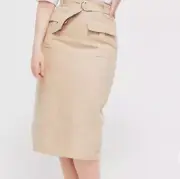 NEW (BNWT) Witchery Skirt, Linen, Sesame colour, RRP $149.95 Dissh Country Road