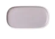 Yanco China DM-314 Denmark Matte Lavender Porcelain 14" x 7.5"Rectangular Plate