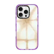 iPhone 16 Pro Impact Case Golden Shibori iPhone Case