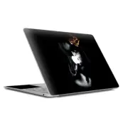Skin Decal Wrap for MacBook Air Retina 13 Inch - Dark Rose tattoo Girl