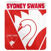 Sydney Swans AFL Polar Fleece Rug Blanket