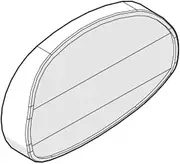 Daiichi Seiko Reflector Clear (Repair and Replacement Parts for Bevel Catch, Compatible Model: Bulge Catch No. 1, Bulge Catch No.6, Bulge Catch No.7)