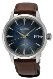 Seiko Presage Cocktail Time Blue and Silver Analog Men's Watch SRPK15J