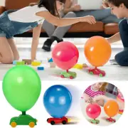Balloon Powered LaunchCar Balloon Air Inflator Hand Push Mini Plastic Air Power