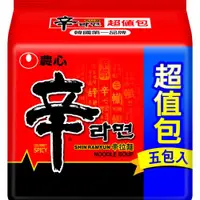 在飛比找ETMall東森購物網優惠-【NONG SHIM】農心辛拉麵超值包5入裝(120g*5入