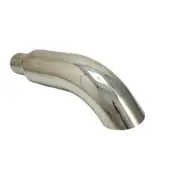 Diesel Exhaust Tip 4.00 Dia X 18.00 Long 2.50 Inlet WTD40018-250-HP-SS Turn D
