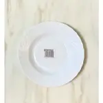 法國ARCOPAL 純白餐盤 平盤 強化餐盤 可微波