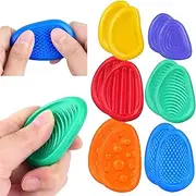 HTTDSLF Pack of 12 Fidget Toys, Sensory Stones, Stress Relief, Worry Stone, Emotional Soothing Toy for Adults, Children and Students, Stress Relief Toy