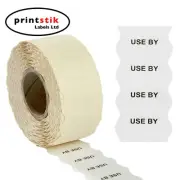 Use By Black Price Gun Labels 26x12mm CT4 Various Quantities Lynx Puma Motex
