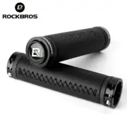 ROCKBROS Bike Handlebar Grips Leather Grip MTB Bicycle Anti-Slip Handlebar Cover