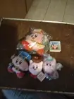 Kirby Pupupu Train Plush + Namco Donut And Strawberry Plush + Gift