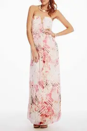 Geo Rose Maxi Dress--COO-09CS8334