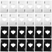 50 Pack Ace of Spades Bottle Openers Poker Card Credit Card Beer Bottle Openers