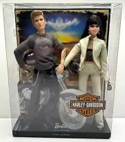 Harley-Davidson Motorcycles BARBIE & KEN Dolls Pink Label GIFT SET Mattel R9911