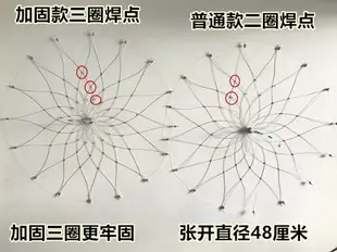 釣螃蟹神器鉤螃蟹鉤大閘蟹捕蟹套蟹圈螃蟹網青蟹海蟹釣毛蟹河蟹套