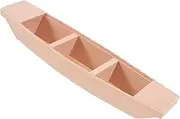 Boat Model Toy Wooden Mini Boat Micro Landscape Boat Fishing Boat Decors for Garden Home Party Decorations