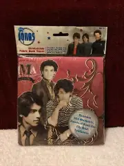 JONAS BROTHERS Stretchable Fabric Book Cover Disney Reusable Washable Sealed