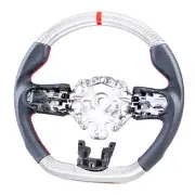 Custom Silver Carbon Fiber Steering Wheel For Mini F54 F55 F56 F57 2021-2023 (for: Mini)