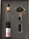 Green Jade Mini Facial Roller And Elixir Box Set Gift Crystal Massage Skin Care