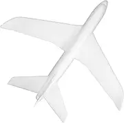 KICHOUSE DIY Foam Airplane Hand Throwing Foam Aircraft for Outdoor Fun Creative Painting and Graffiti Model for Home Decoration and DIY