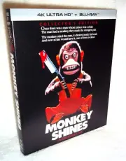 Monkey Shines (4K/Blu-ray, 2025) Jason Beghe John Pankow Stephen King horror NEW