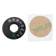 Metal Function Dial Mode Plate Menu Button w/ Tape for Canon EOS 5D Mark IV/5D4