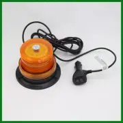 Flashing 5" Round Dome 32 LED Strobe Warning Signal Amber Magnetic Mount Light