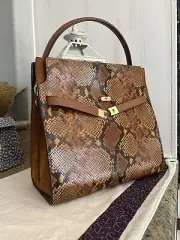 Tory Burch Lee Radziwill Exotic Double Bag