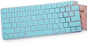 Keyboard Cover Skin for 2024-2021 Apple iMac 24 inch M4 M3 M1 Magic Keyboard A2450 / A2449 with Touch ID, Mac mini Accessories Skin, Mint