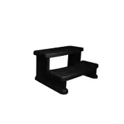 California Home Spas SSSBLK Cover Valet Spa Side Step Black