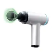Lomi Cordless Percussion Gun Massager with 4 Interchangeable Heads (LOMM3010SL)