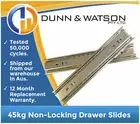 550mm 45kg Drawer Slides / Fridge Runners - Trailers, Caravan, Kitchen, Toolbox
