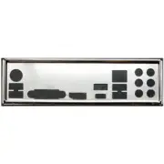 OEM I/O IO shield Backplate for MSI MPG Z390 GAMING PLUS Motherboard Rear Baffle