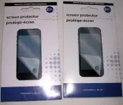 Two 2-Pack Screen Protector (fits iPhone 5, 5S, 5C) 2 in each pack (4 total) NEW