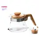 【HARIO】V60 VCWN-40-OV 橄欖木咖啡壺 / 分享壺 / 玻璃壺 (400ml)