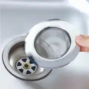 Steel Drain Cover Kitchen Bathroom Sink Drainer Strainer Water Stopper Plug