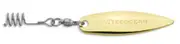 Ecogear Metal Blade For Soft Plastic Fishing Lure #Gold #Long Leaf