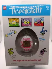 Tamagotchi Gen 2 Remake White And Pink Shell English, BRAND NEW SEALED