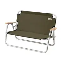 在飛比找PChome24h購物優惠-【Coleman】輕鬆摺疊長椅-綠橄欖/鋁合金折合椅 雙人椅