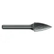 P&N 918TP06186 Carbide Burr Tree Shape Pointed End 6 x 16 x 6mm Double Cut