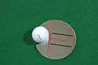 GOLF TARGET MIRROR. 2 PACK PUTTING MIRROR / TARGET, PRACTICE TRAINING AID