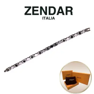 【ZENDAR】4顆純鍺 健康鈦鍺白鋼玫瑰金磁石手鍊精品 附送禮提袋(S號 21851)