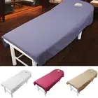 Beauty Massage Table Cover Spa Bed Salon Couch Sheet Bedding with Face Hole
