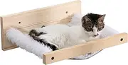 VIPACE Cat Hammock Wall Mounted, Cat Shelves and Perches for Wall, Cat Wall Bed Furniture, Cat Shelf for Sleeping, Playing, Climbing, Lounging, Easily Holds up to 35lbs