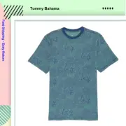 Tommy Bahama Men's, Coral Coastal Short-Sleeve Tee, Bering Blue, L