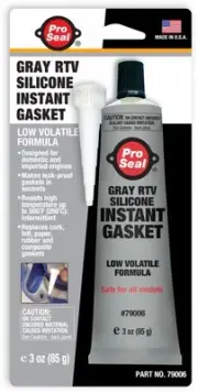 Pro Seal 3 oz. GRAY RTV Silicone Instant Gasket 79006 PROSEAL Grey RTV